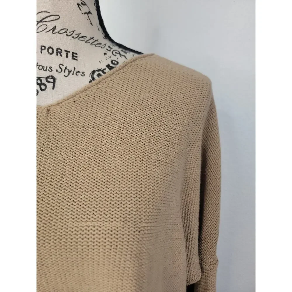 Wooden Ships Sweatshirt Top Sz S/M Boyfriend Fit Relaxed Oversized Semi Crop